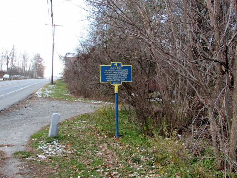 Cliff Seat Marker. Click for full size. Cliff Seat Marker image. Click for full size.