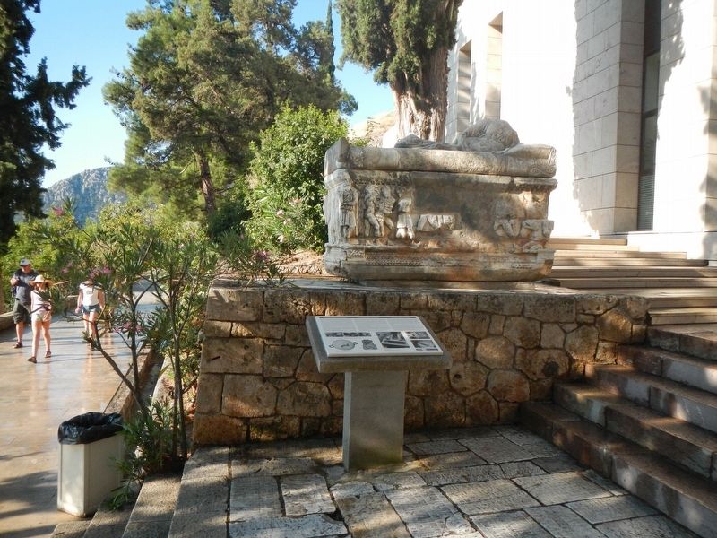 The Cemeteries of Delphi Marker. Click for full size. The Cemeteries of Delphi Marker image. Click for full size.