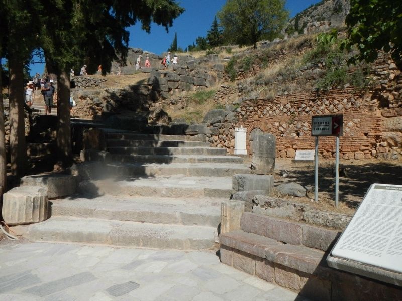 The Sanctuary of Apollo Marker image. Click for full size.