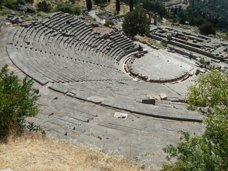 Theater of Delphi image. Click for full size.