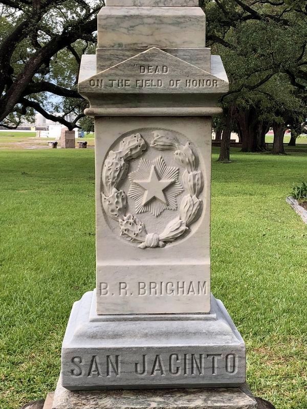 The B. R. Brigham Monument East Side image. Click for full size.