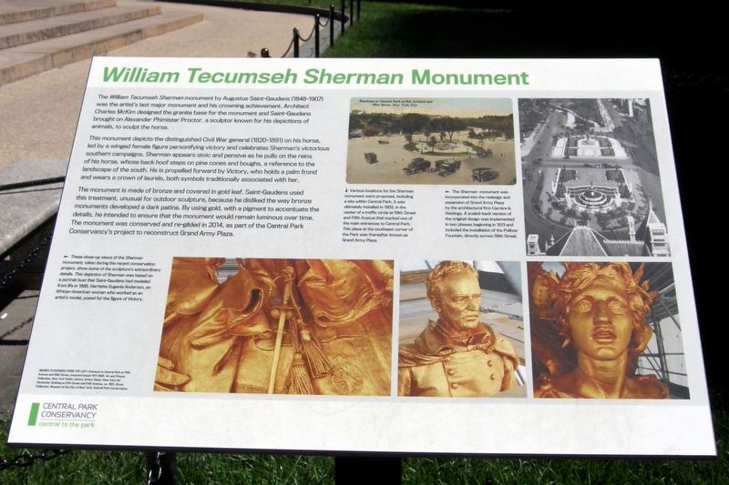 William Tecumseh Sherman Monument image. Click for full size.