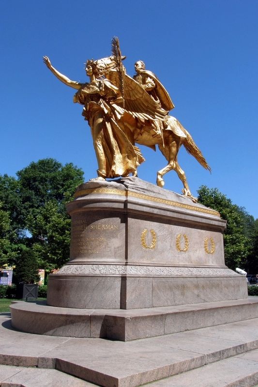 The William Tecumseh Sherman Monument image. Click for full size.