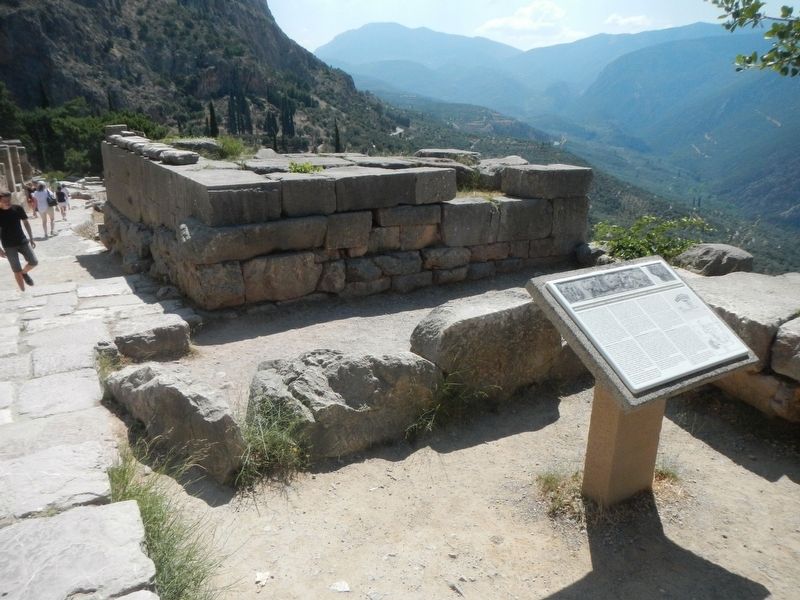 The Treasury of the Sikyonians and Siphnians and Marker image. Click for full size.