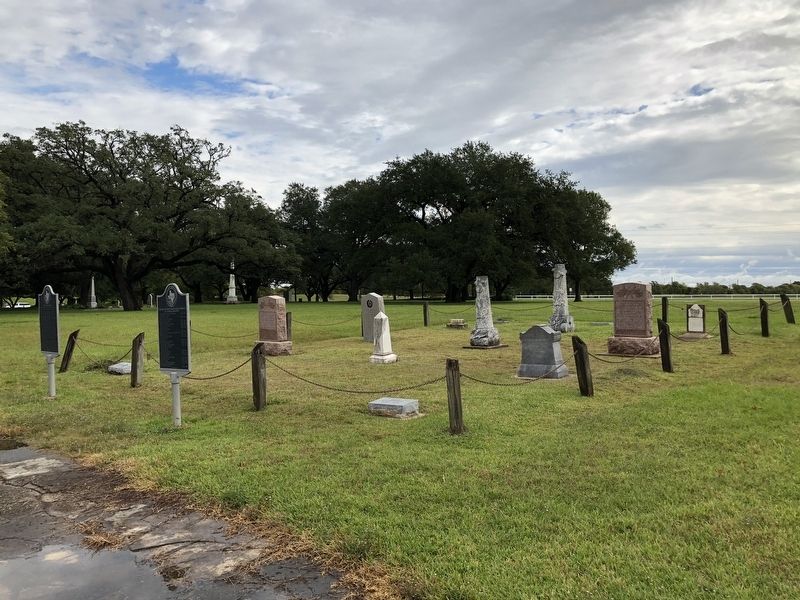 De Zavala Cemetery image. Click for full size.