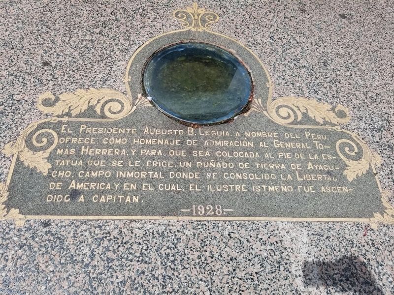 General Tomás Herrera Marker. Click for full size. General Tomás Herrera Marker image. Click for full size.