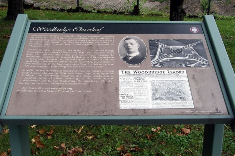 Woodbridge Cloverleaf Marker image. Click for full size.