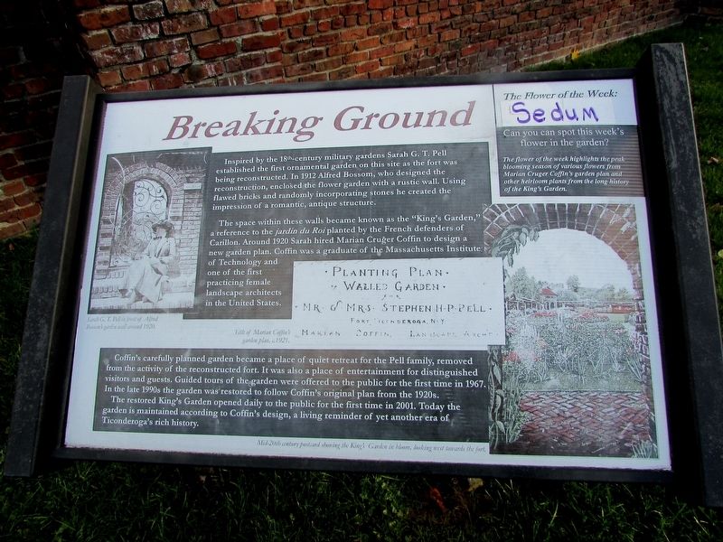 Breaking Ground Marker image. Click for full size.