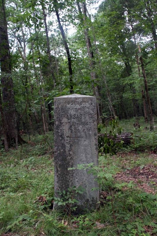 8th Kansas Infantry Marker. Click for full size. 8th Kansas Infantry Marker image. Click for full size.