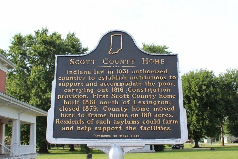 Scott County Home Marker (Side 1) image. Click for full size.