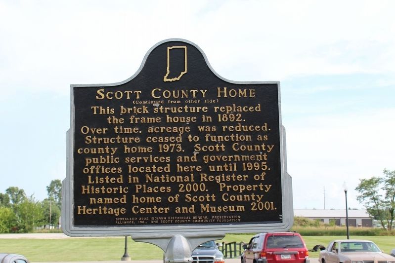 Scott County Home Marker (Side 2) image. Click for full size.