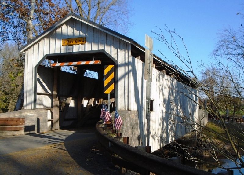 Keller's Mill Bridge (west approach) image. Click for full size.