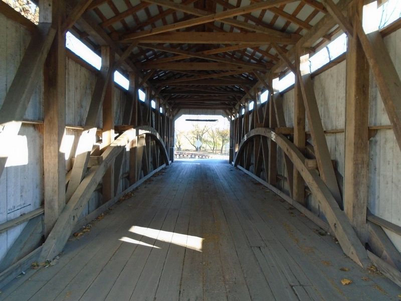 Keller's Mill Bridge Trusswork image. Click for full size.