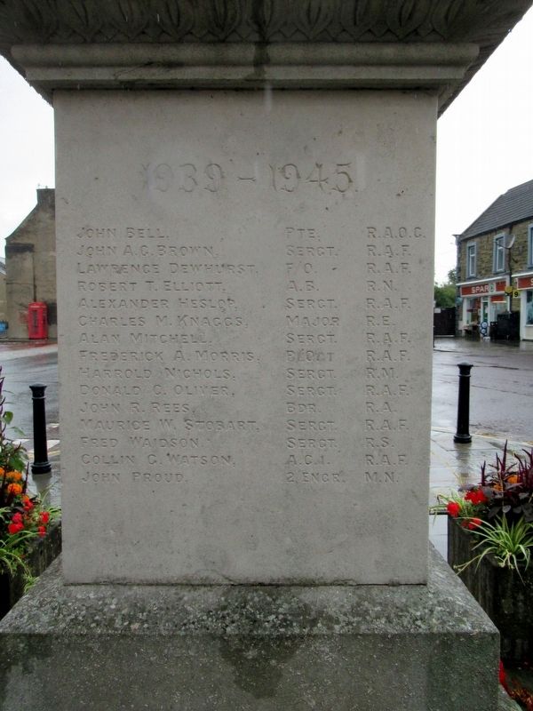 Wolsingham War Memorial image. Click for full size.