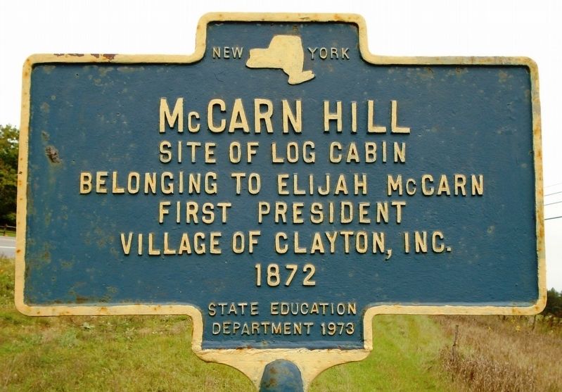 McCarn Hill Marker image. Click for full size.