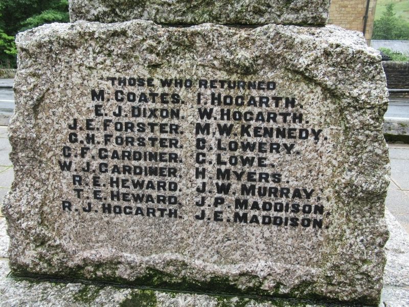 Rookhope War Memorial. Click for full size. Rookhope War Memorial image. Click for full size.