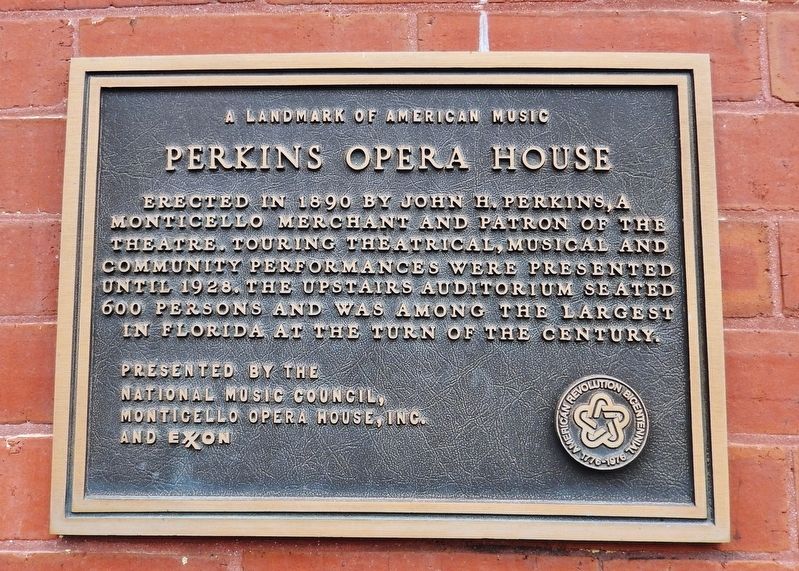 Perkins Opera House Marker image. Click for full size.