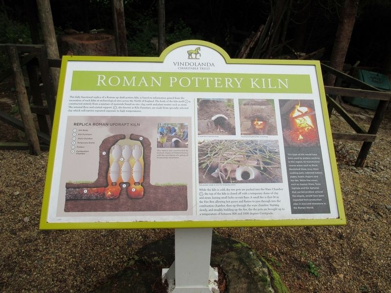 Roman Pottery Kiln Marker. Click for full size. Roman Pottery Kiln Marker image. Click for full size.