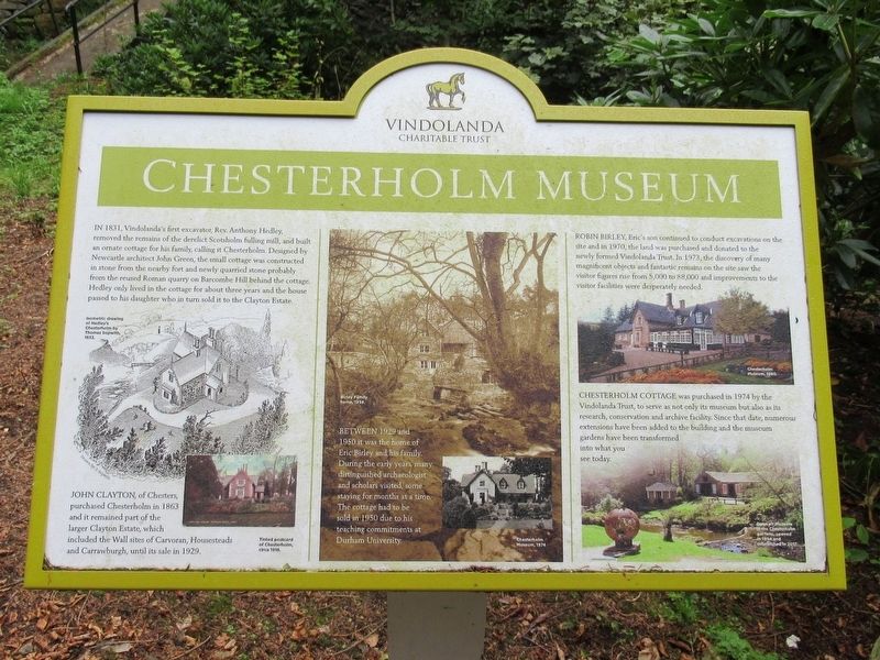 Chesterholm Museum Marker image. Click for full size.