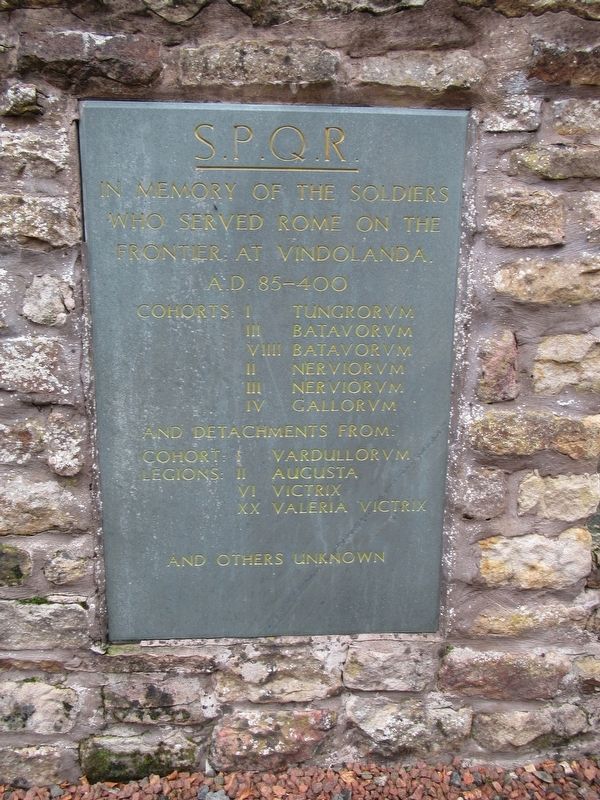 S.P.Q.R. Marker. Click for full size. S.P.Q.R. Marker image. Click for full size.