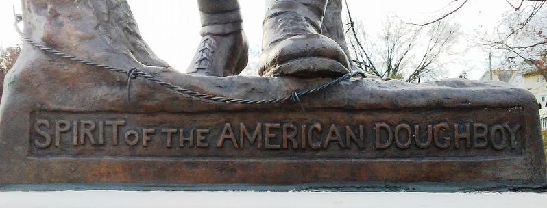 "Spirit of the American Doughboy" Detail image. Click for full size.