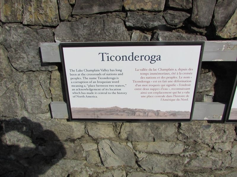 History of Fort Ticonderoga Marker image. Click for full size.