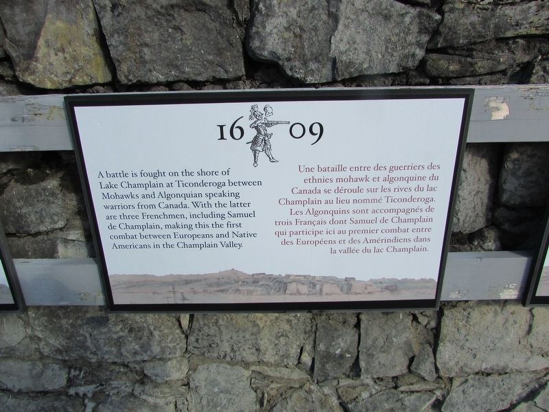 History of Fort Ticonderoga Marker image. Click for full size.