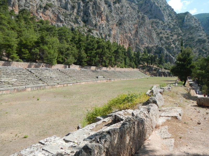 The Stadium of Delphi image. Click for full size.