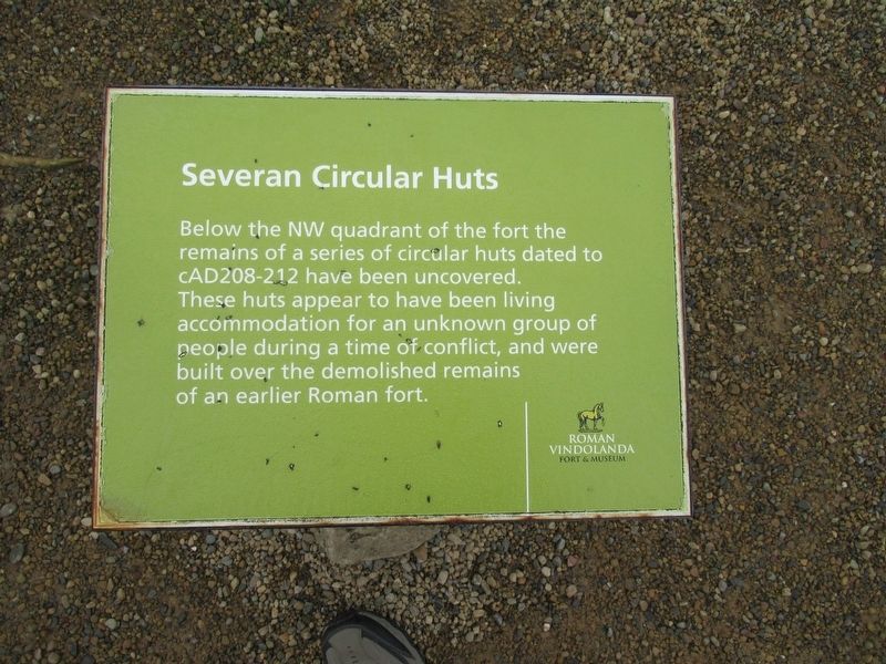 Severan Circular Huts Marker image. Click for full size.
