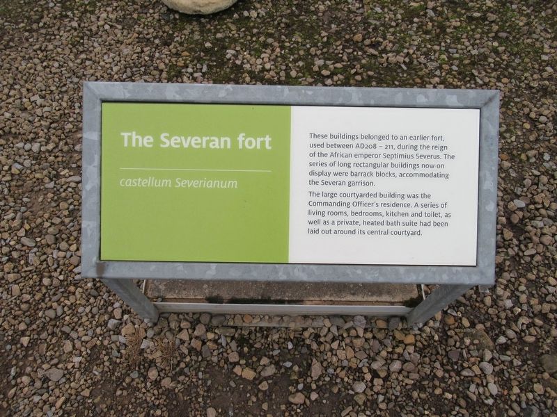 The Severan fort Marker image. Click for full size.