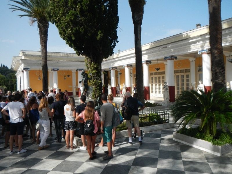 Achillion Museum Corfu Marker image. Click for full size.