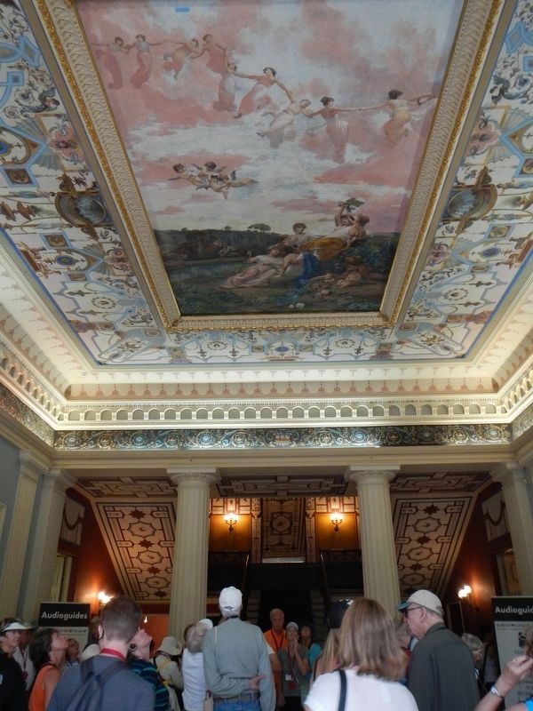 Achillion Palace, main entrance hall image. Click for full size.