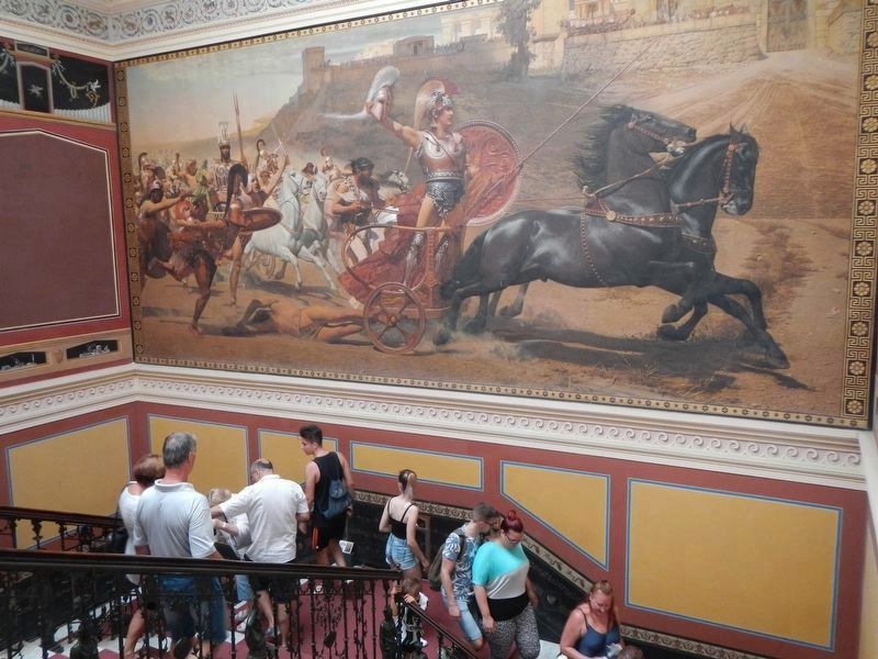 <i>The Triumph of Achilles</i> by Franz von Matsch image. Click for full size.