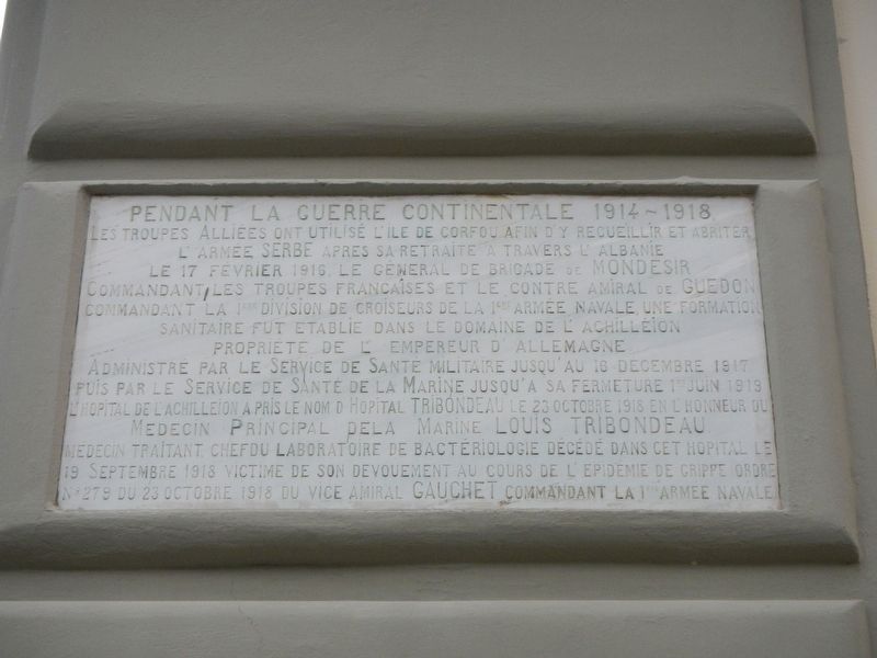 Pendant La Guerre Continentale 1914-1918 Marker image. Click for full size.