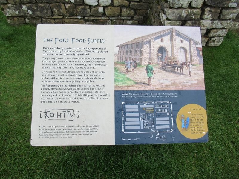 The Fort Food Supply Marker image. Click for full size.