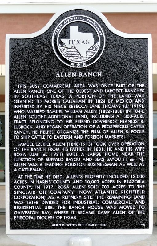 Allen Ranch Marker image. Click for full size.