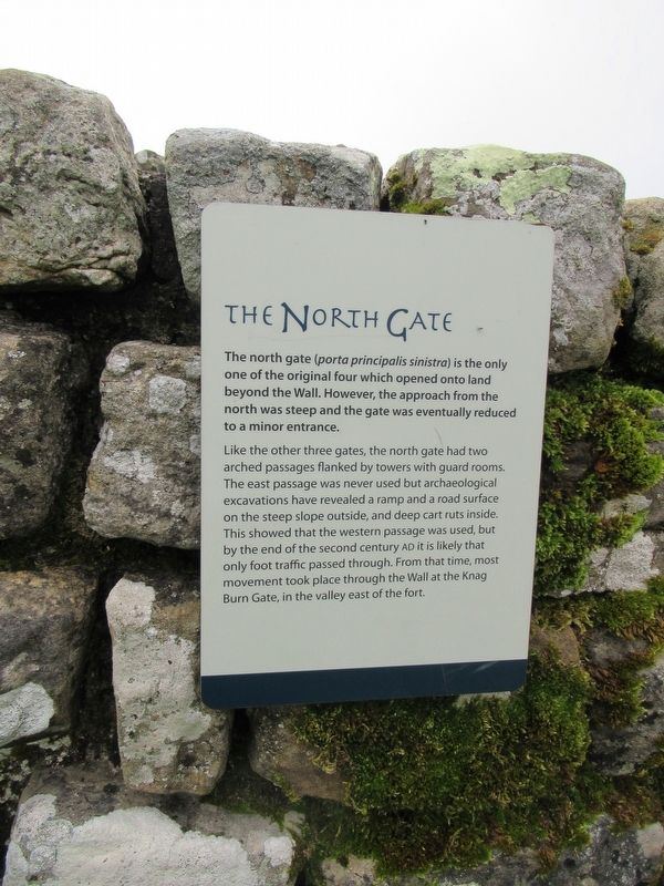 The North Gate Marker. Click for full size. The North Gate Marker image. Click for full size.