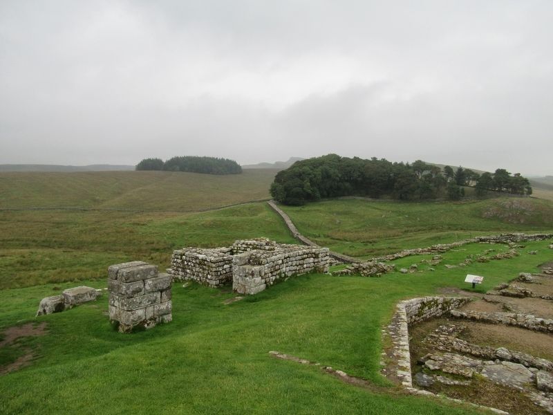 The North Gate of Hadrian's Wall. Click for full size. The North Gate of Hadrian's Wall image. Click for full size.