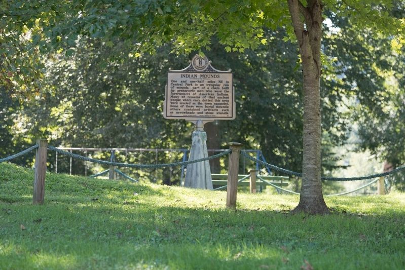 Indian Mounds Marker image. Click for full size.