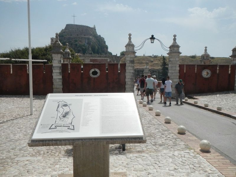 Old Fortress and Marker image. Click for full size.