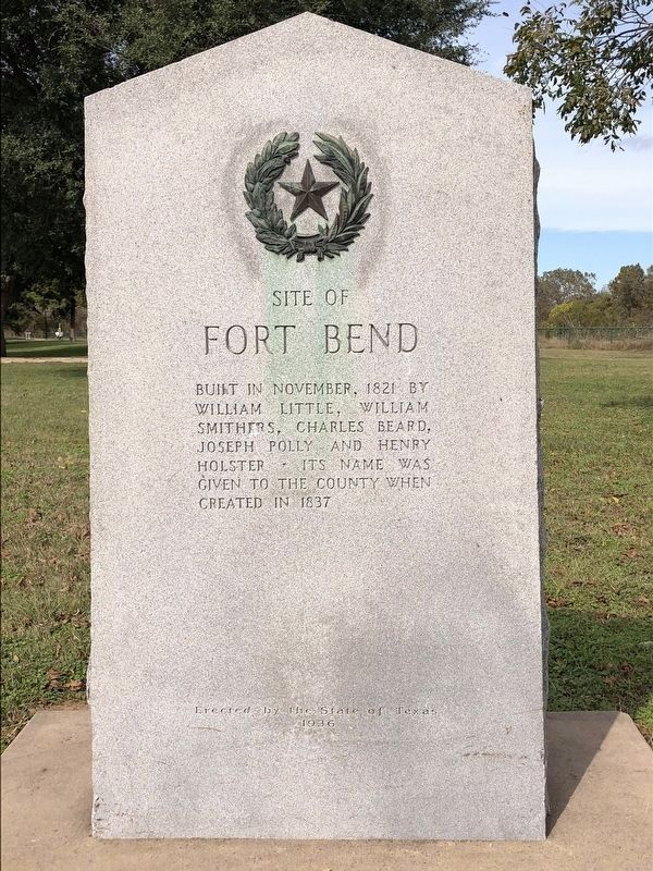 Site of Fort Bend Marker image. Click for full size.