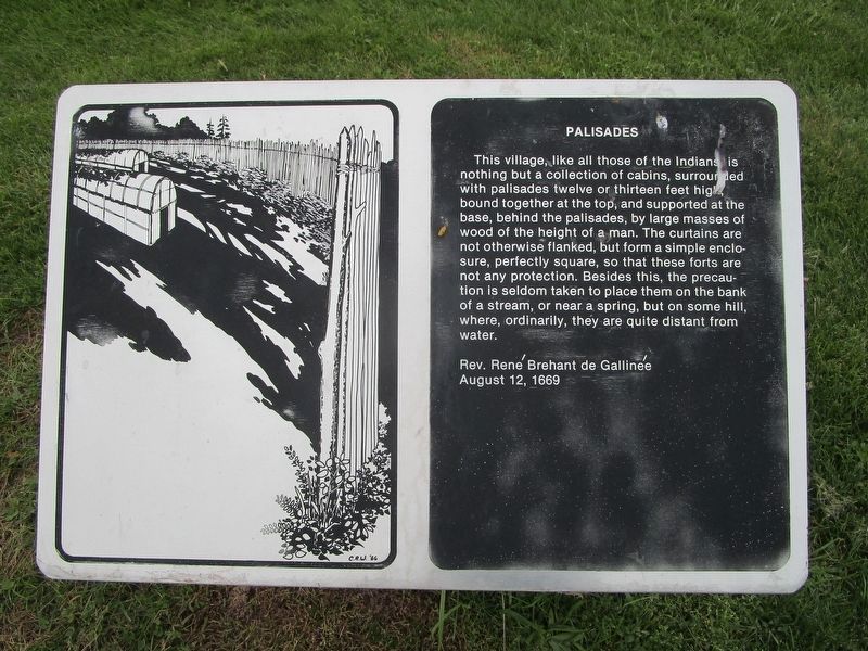 Palisades Marker. Click for full size. Palisades Marker image. Click for full size.