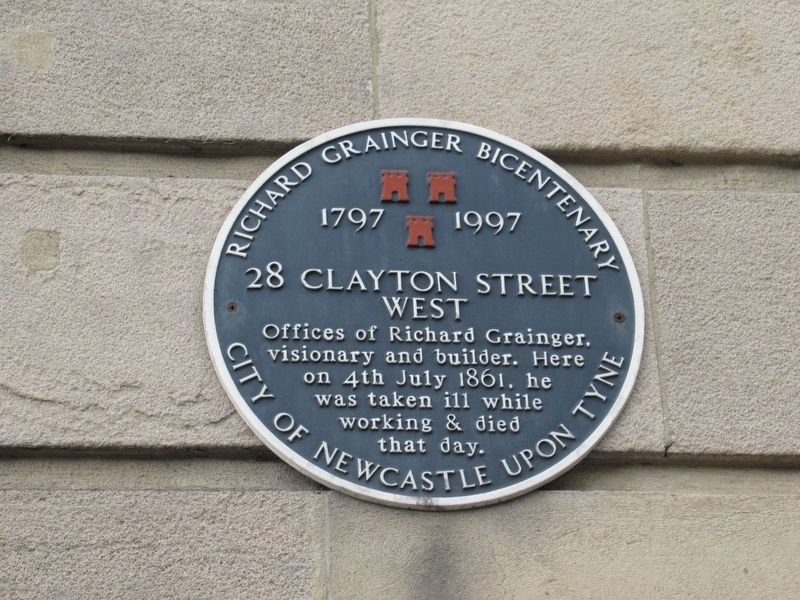 28 Clayton Street West Marker image. Click for full size.