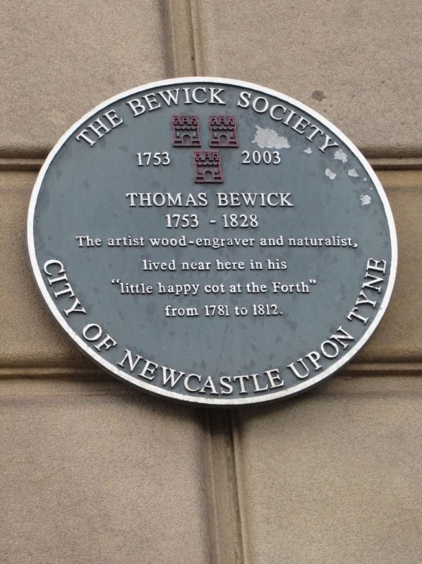 Thomas Bewick Marker image. Click for full size.