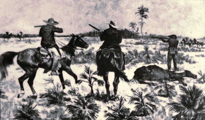 Marker detail: The Florida frontier in 1821 image. Click for full size.