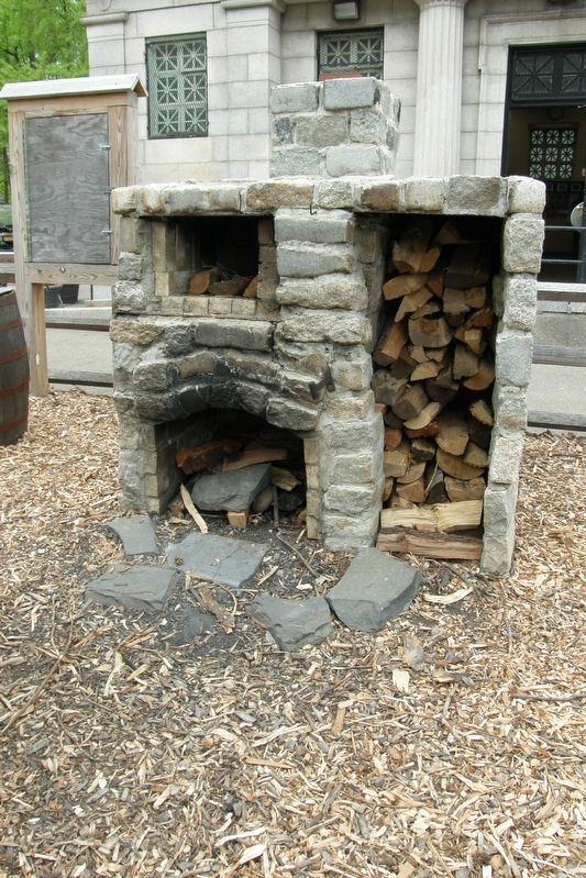 Working furnace within the redoubt image. Click for full size.