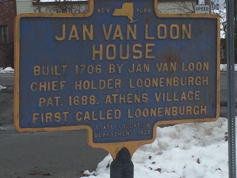 Jan Van Loon House Marker image. Click for full size.