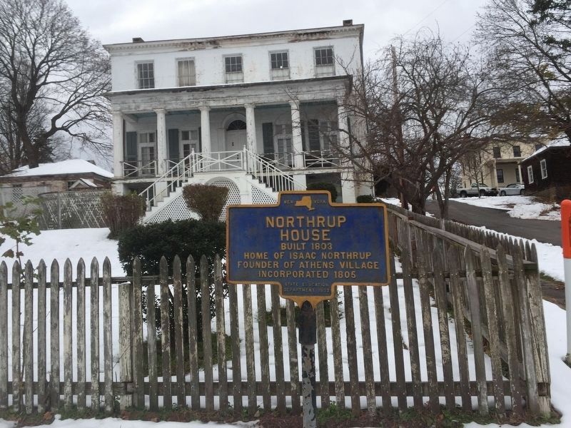 Northrup House and Marker. Click for full size. Northrup House and Marker image. Click for full size.