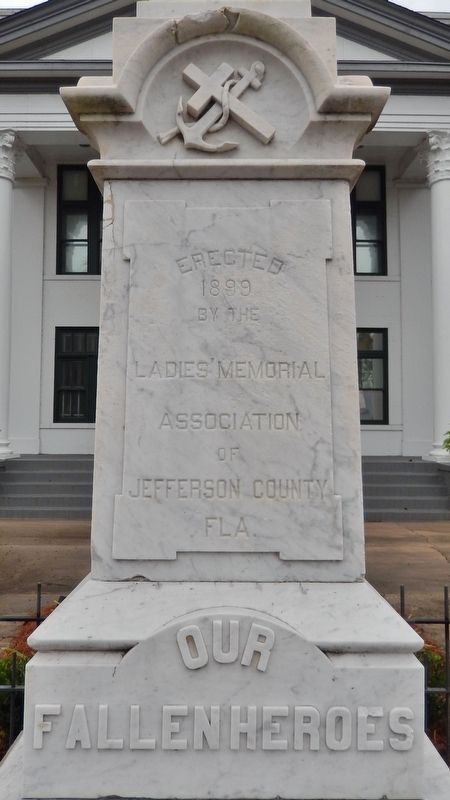 Jefferson County Confederate Memorial (<i>north/front side detail</i>) image. Click for full size.