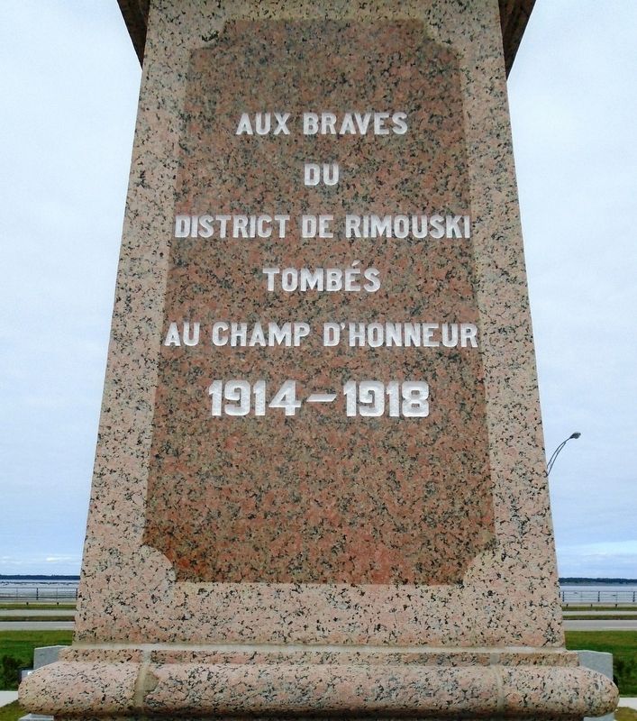 Dédicace de monument de guerre / War Memorial Dedication. Click for full size. Dédicace de monument de guerre / War Memorial Dedication image. Click for full size.